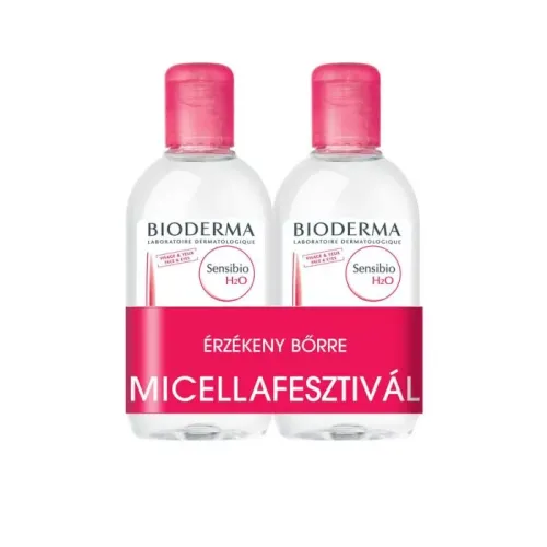 BIODERMA Sensibio H2O micellás víz DUOPACK (250ml+250ml)