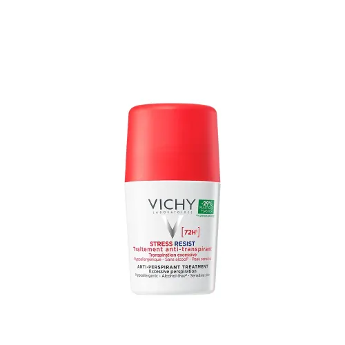 VICHY Stress Resist izzadságszabályozó golyós dezodor 72 órás (50ml)