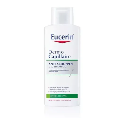 EUCERIN DermoCapillaire korpásodás elleni sampon zsíros korpára (250ml)