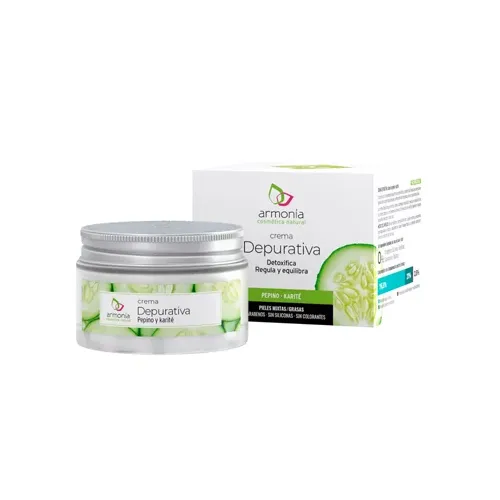 ARMONÍA Bőrszabályozó arckrém uborkával, shea vajjal (50ml)