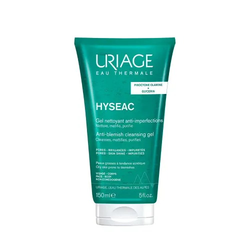 URIAGE Hyséac habzó tisztító gél zsíros bőrre (150ml)