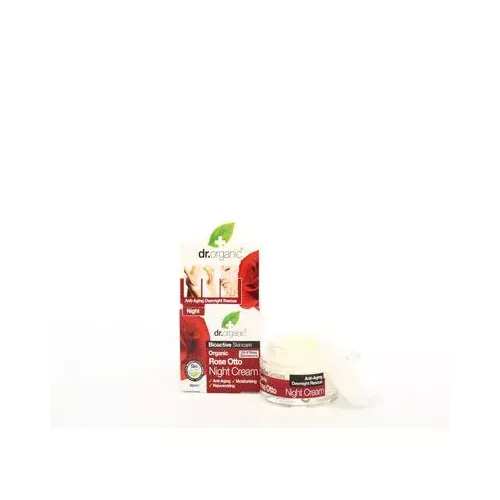 DR. ORGANIC Bio Rózsaolajos éjszakai arckrém (50ml)