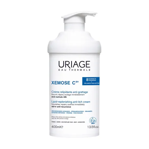 URIAGE Xémose C8+ Lipidfeltöltő krém száraz bőrre (400ml)