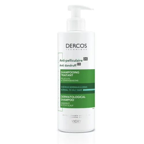 VICHY Dercos DS korpásodás elleni sampon normál és zsíros hajra (390ml)
