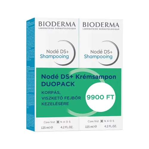 BIODERMA Nodé DS+ krémsampon Duopack limitált (125ml+125ml)