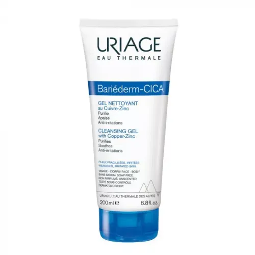 URIAGE Bariéderm-Cica Cu-Zn mosakodó gél (200ml)