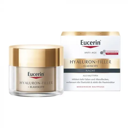 EUCERIN Hyaluron-Filler + Elasticity Bőrtömörséget regeneráló éjszakai krém (50ml)