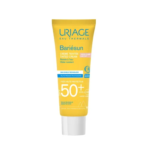 URIAGE Bariésun színezett arckrém világos árnyalat (Fair) SPF50+ (50ml)