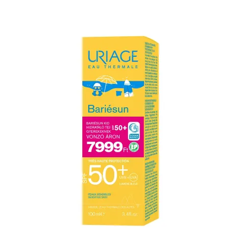URIAGE Bariésun Kid hidratáló tej gyerekeknek SPF50+ vonzó áron (100ml)