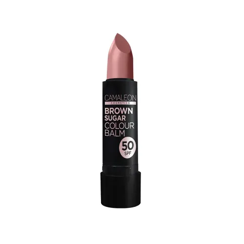 CAMALEON Színezett ajakbalzsam brown sugar SPF50 (4g)