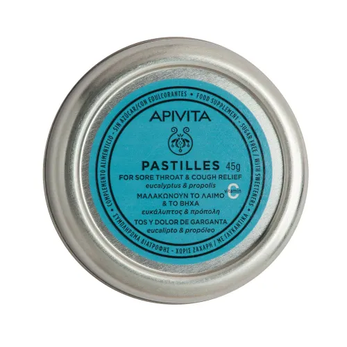 APIVITA Pasztilla eukaliptusz és propolisz (45g)