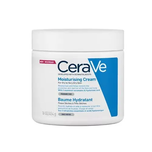 CERAVE Hidratáló krém arcra és testre száraz és nagyon száraz bőrre (454g)