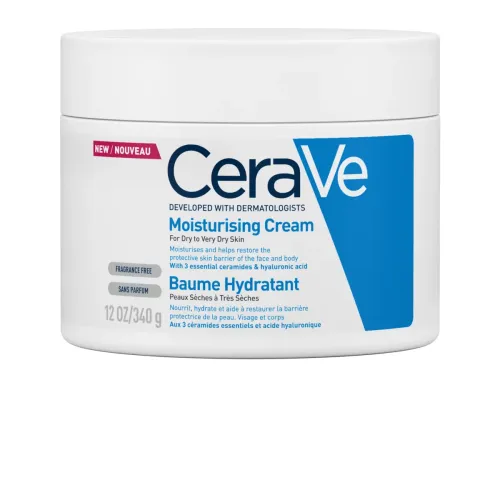 CERAVE Hidratáló krém arcra és testre száraz és nagyon száraz bőrre (340g)