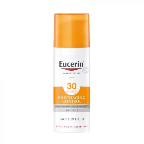 EUCERIN Sun Photoaging Control napozó fluid arcra SPF30 (50ml)