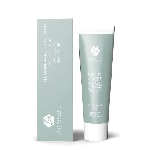SCHÜSSLER Natur fluoridmentes fogkrém teafaolajjal és bio aloe verával (75ml)