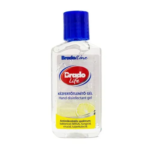 BRADOLIFE kézfertőtlenítő gél Citrom (50ml)